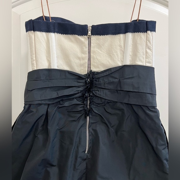 Carven Structured Top Taffeta Bustier Dress - Picture 9 of 17